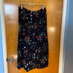 90s floral maxi skirt